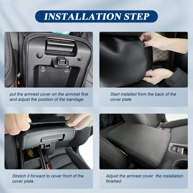 BIBIBO for 2025 2026 Toyota 4Runner Center Console Armrest Cover