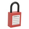 Circuit Breaker Lockout Device Brass 25mm Shackle Nylon Padlock for
