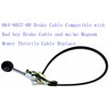 VIGORVIL 064-8057-00 Brake Cable Compatible with Bad boy Brake Cable