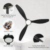 Roomratv Ceiling Fans with Lights, 52 Inch Ceiling Fan with