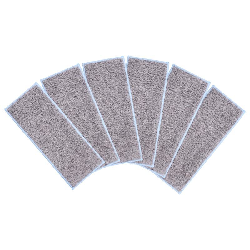 6 Pack Washable Wet Mopping Pads Replacement for iRobot Braava