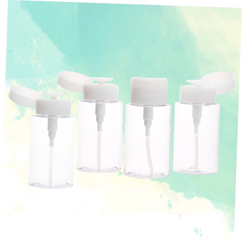 FOMIYES 8pcs Foaming Pump Travel Bottle Plastic Makeup Remover Portable
