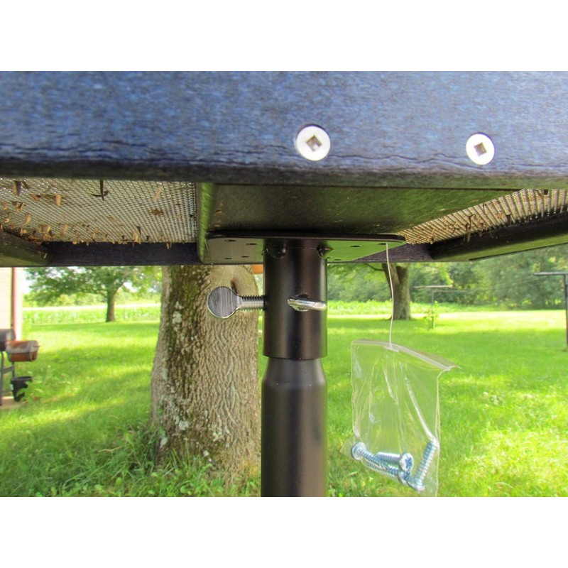 Squirrel Stopper 4-Pack Metal Mounting Flange for 1-inch Poles with