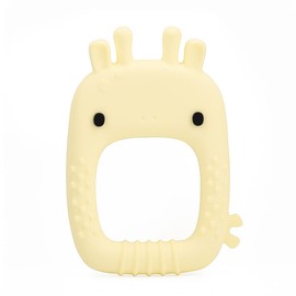 Loulou Lollipop Wild Silicone Baby Teether - Giraffe Yellow