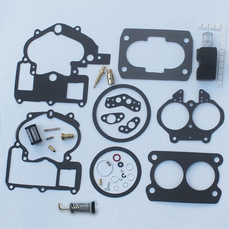 Carburetor Repair Kit Replacement for Mercruiser Marine 2Barrel 3302-804844002 3.0