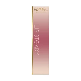 Excel Lip Steady SD01 Bridesmaid Lipstick, Mucous Membrane, Fade-resistant Beige, Plumping Effect