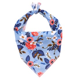 ARING PET Dog Bandana, Cotton Flower Dog Bandanas Dog Triangle Bib Neckerchief for Small and Large Dogs and Cats