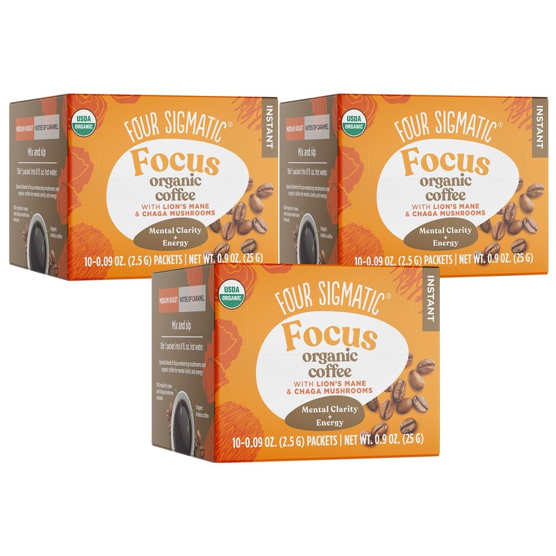 Four Sigmatic Mushroom Mix Coffee Lion's Mane | Focus |
