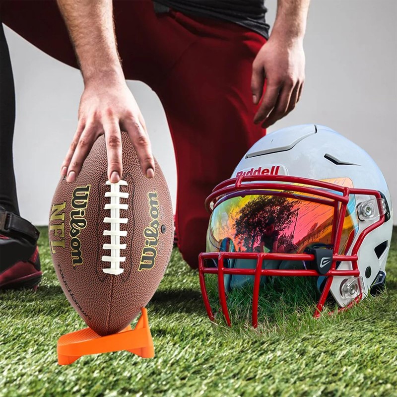 DUTYBOD Football Kickoff Kicking Tee Durable Sturdy Rubber Rugby Kicking