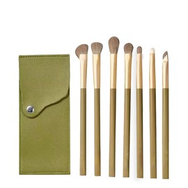 Makeup Brush Eyeshadow Brush Set of 7 Portable Compact Eyeliner Brush Blending Brush Lipstick Brush