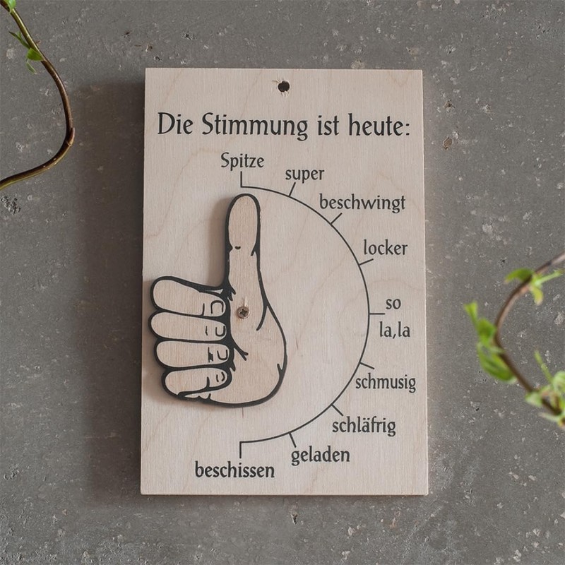 3 x Hofmeister® mood barometer