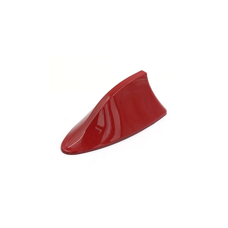 uxcell Red Stick-on Shark Fin Shaped AM/FM Signal Antenna Aerial