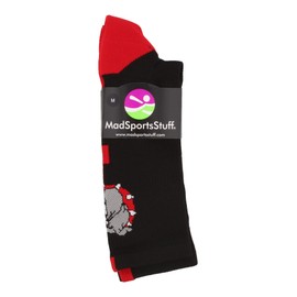MadSportsStuff Bulldogs Logo Athletic Crew Socks (Multiple Colors)