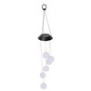 Solar Crystal Ball Wind Chimes Light 100LM IP45 Waterproof Decorative