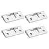 sourcing map 4Pcs Spring Hinge, 2" Length 304 Stainless Steel