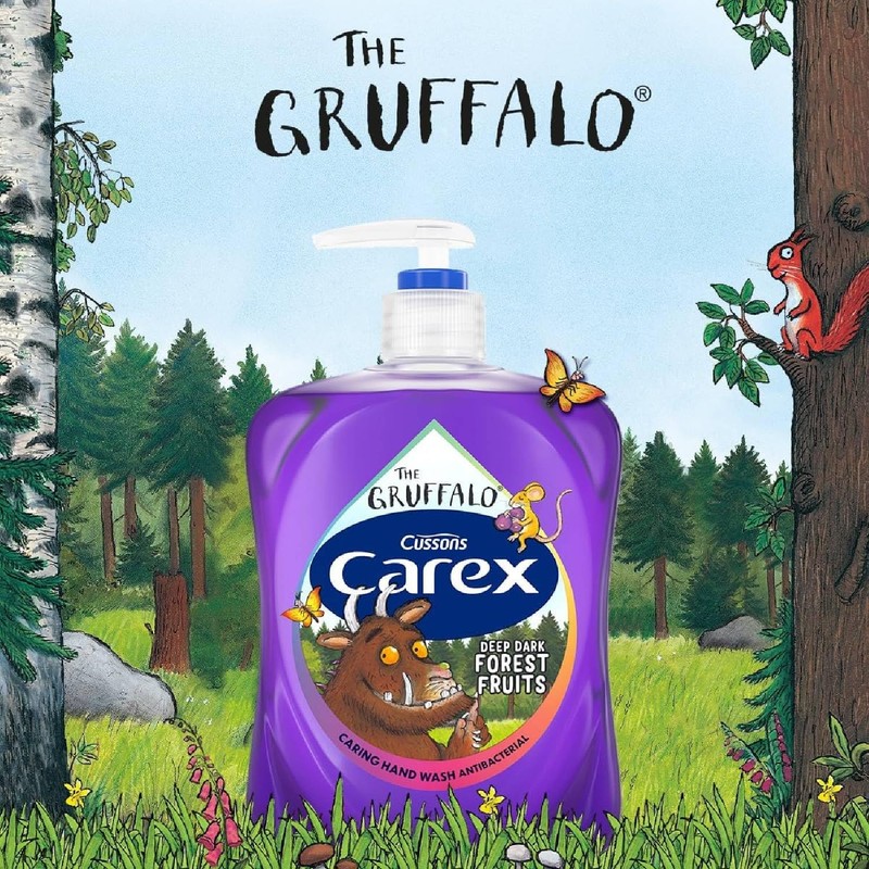 Carex Gruffalo Deep Dark Forest Fruits Hand Wash, Dermatologically Tested