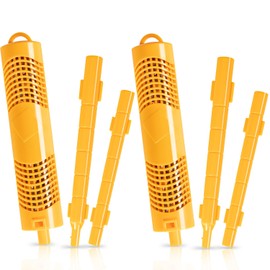 sixcow 2 Pack Spa in-Filter Mineral Sticks Parts for Hot Tub Filter Cartridge, Last for 4 Months, Yellow