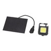 Monocrystalline Solar LED Light 5W IP68 Waterproof USB Rechargeable Solar