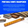 Redi-Edge Portable Knife Sharpener - Orange Pocket knife Sharpener with