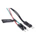 Alphacool 18536 powerbutton/switch connection cable 200cm - black Cables Other