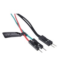 Alphacool 18536 powerbutton/switch connection cable 200cm - black Cables Other cables
