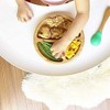 Baby Dinner Plates Portable Non Slip Baby Suction Plate Bamboo