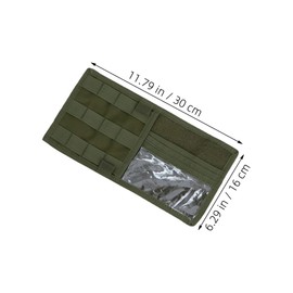 PACKOVE 2-Piece Visor Storage Organizer Pockets Visor Organizer Clip Auto Car Sunshade Organizer Bag Sunglasses Holder Included