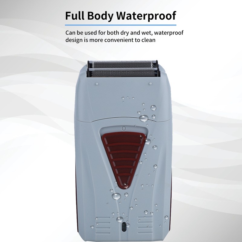 Rechargeable Men Electric Hair Clipper Trimmer Double Head Razor Reciprocating
