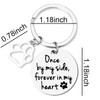 Loss of Pet Sympathy Gift Keychain Dog Cat Memorial Gifts