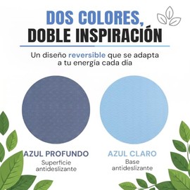 Tapete de Yoga Antideslizante 183 x 61CM, Tapete para Ejercicio de Material TPE Ecológico, Tapete de Pilates Fitness de 6 mm de espesor, Portátil Este