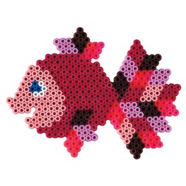 Hama Perlen 3237 Geschenk-Set Kristalltiere mit ca. 2.500 bunten Midi Bügelperlen mit Durchmesser 5 mm, Motivvorlagen und Stiftplatte, inkl. Bügelpapier, kreativer Bastelspaß für Groß und Klein