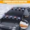 Windshield Cover for Ice and Snow - Windproof Sunshade Cover