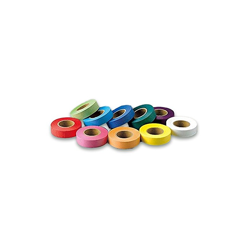 Kasawa Paper Tape, Set of 10 Colors, Approx. Width 0.7