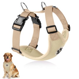 SlowTon Dog Harness for Dogs, No Pull Safety Harness, Small and Medium Dogs, Chest Harness, Soft, Padded, Breathable