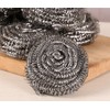 12Pcs Steel Wool 410 Stainless Steel Scourers Scrubber Pad Scouring