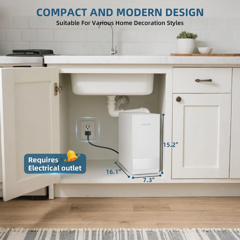 Slevoo SJ-RO75R Reverse Osmosis System 700 GPD Under Sink RO