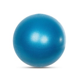 Pilates Ball, 9 Inch Small Exercise Ball Core Ball Small Yoga Ball for Physical, Pilates, Yoga, Core, Balance, Stability (Blue)