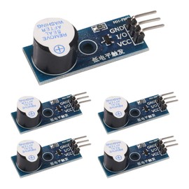 5Pcs DC 3.3-5V Active Low Level Trigger Buzzer Alarm Sound Module, Source Buzzer Alarm Drive Module