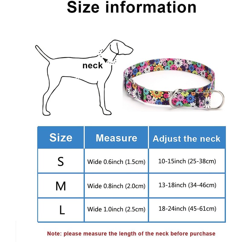 haoyueer Training Collar, No Pull Martingale Collar, Slip On Collar