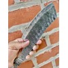Damascus HANDMADE DAMASCUS STEEL MEAT CLEAVER CHOPPER CHEF KITCHEN BLANK