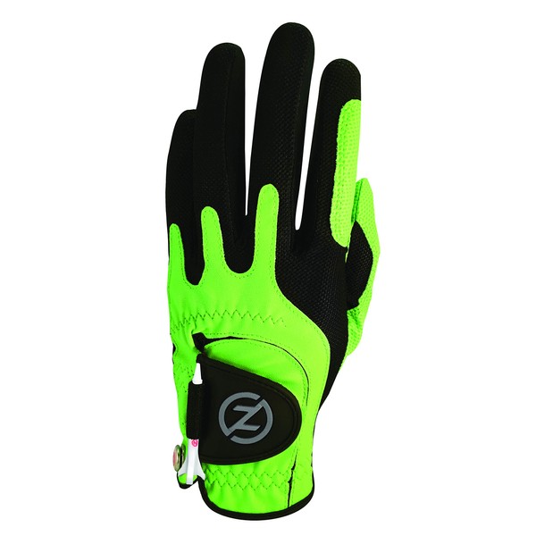 Zero Friction Men's Golf Glove, Left Hand, One Size, Lime Green