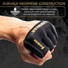 Franklin Sports Spartan Race Minimalist Premium OCR Glove Pair, Black/Gold