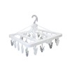 Towa Sangyo Laundry Hanger, White, Approx. 11.0 x 15.0 x