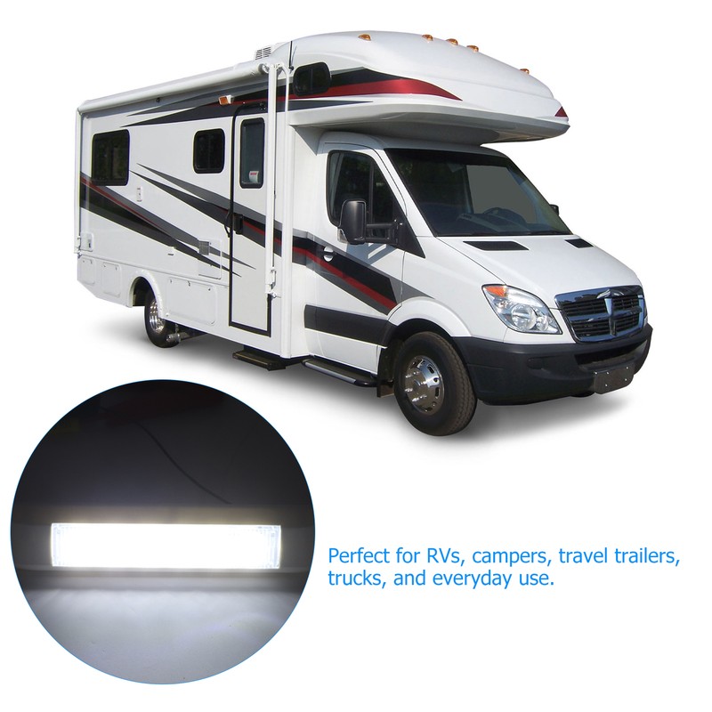 12V 1.6W LED RV Interior Strip Lights 6000K White IP67