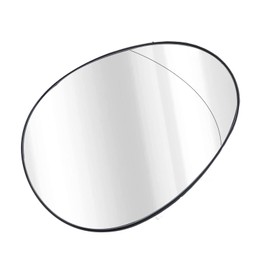 Aramox - Vidrio del espejo retrovisor derecho con calefacción, Espejo retrovisor lateral con calefacción retrovisor trasero derecha para R55 R56 R57 R58 R59 2007-2015