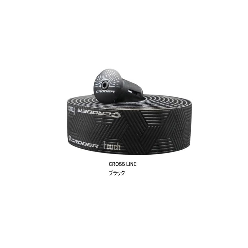 CRODER（クローダー）CRODER BAR TAPE TOUCH CROSS LINE BLACK 3 x 200