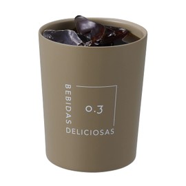 Bestco NM-182 Tumbler Convenience Store Cup, Coffee Compatible, 10.1 fl oz (300 ml), Cold Insulation, Vacuum Double Layer Structure, Sheer Brown