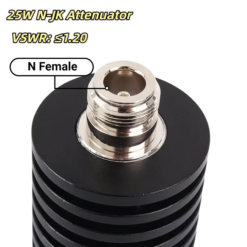25W N Fixed Attenuator - 25 Watt Attenuator 50 Ohm