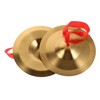 Hohopeti 1 Pair Hand Cymbals Alloy Mini Drum Cymbals for