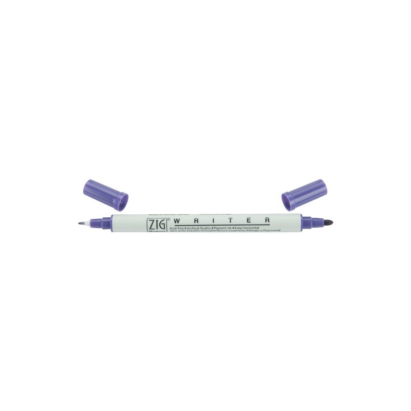 Zig MS6600-080 Memory System Writer Dual Tip Marker, Pure Violet